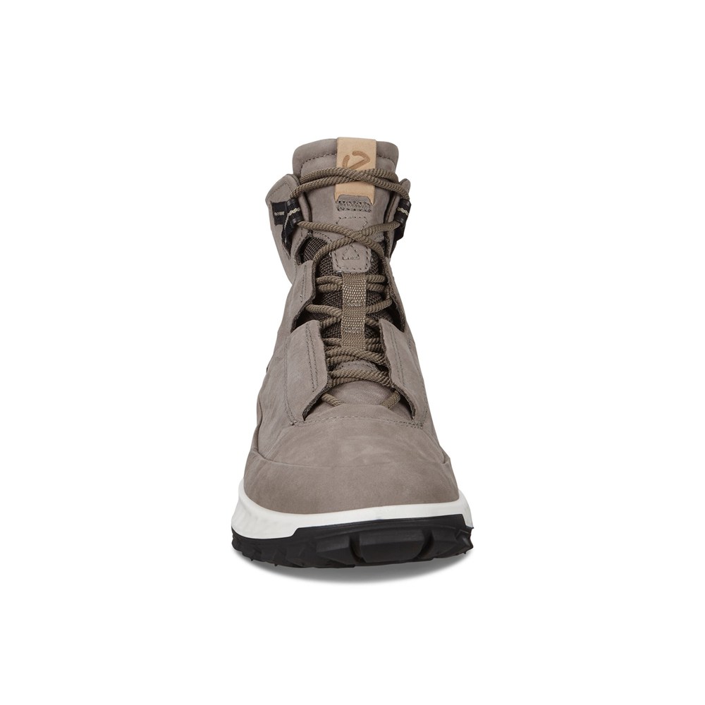 Tenis De Montaña Hombre - ECCO Exostrike Mid Boot - Grises - VLS729365